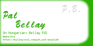 pal bellay business card